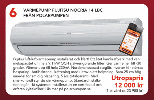 Auktion Fujitsu Nocria 14, AirPatrol och Standard-installation