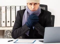 Hur kallt får det vara på arbetsplatsen? får chefen sänka värmen?